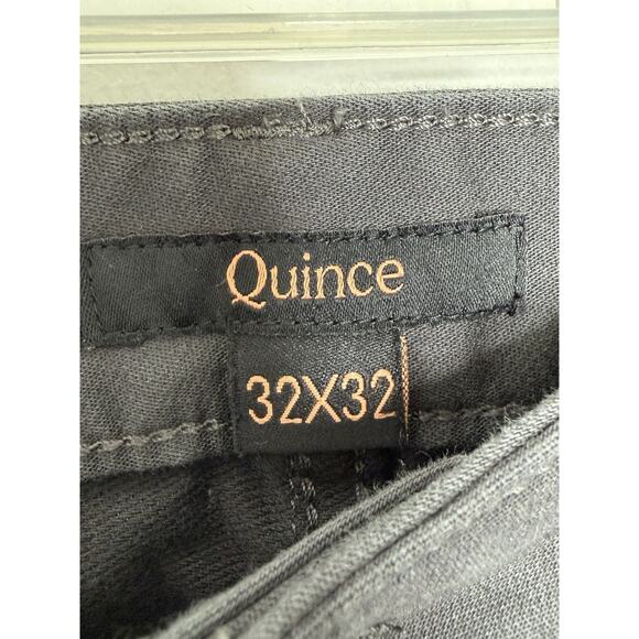 Quince Comfort Stretch Traveler 5-Pocket Pants - Straight Gray 32X32 NWOT - Picture 3 of 6